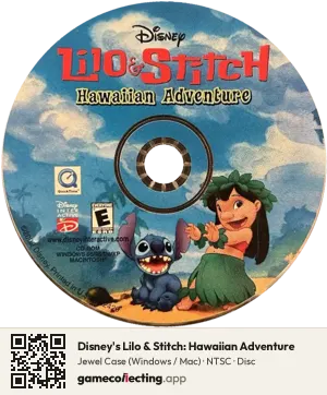 Disney's Lilo & Stitch: Hawaiian Adventure Computer, NTSC disc