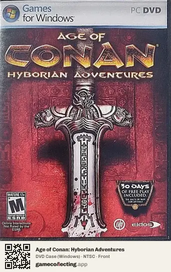 Age of Conan: Hyborian Adventures Computer, NTSC box front