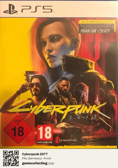 Cyberpunk 2077 PlayStation 5, Germany box front