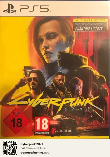 Cyberpunk 2077 PlayStation 5, Germany box front