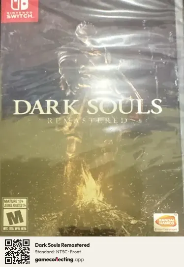 Dark Souls Remastered Nintendo Switch, NTSC box front