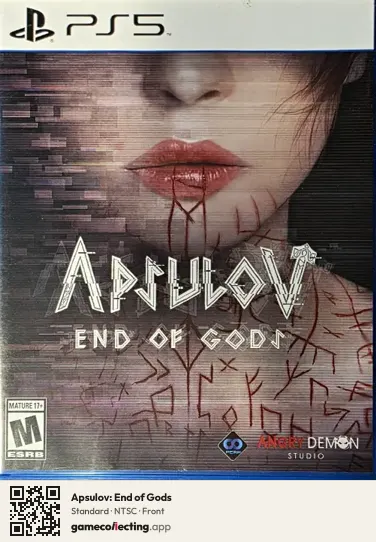Apsulov: End of Gods PlayStation 5, NTSC box front
