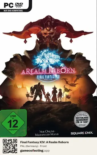 Final Fantasy XIV: A Realm Reborn Computer, Germany box front