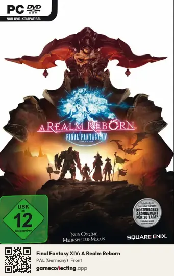 Final Fantasy XIV: A Realm Reborn Computer, Germany box front
