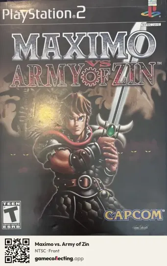 Maximo vs. Army of Zin PlayStation 2, NTSC box front