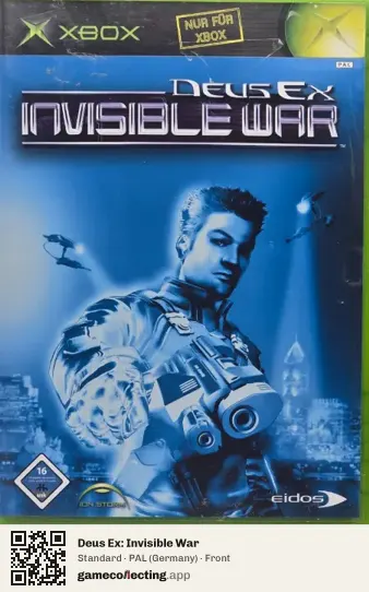 Deus Ex: Invisible War Xbox, Germany box front