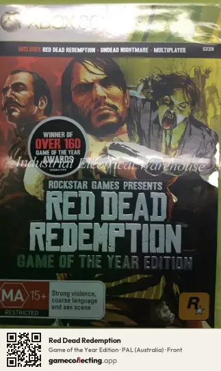 Red Dead Redemption Xbox 360, Australia box front