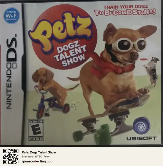 Petz: Dogz Talent Show Nintendo DS, NTSC box front