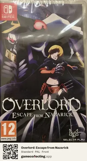 Overlord: Escape from Nazarick Nintendo Switch, PAL box front