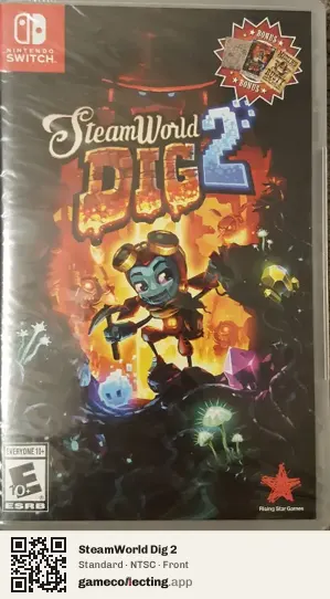 SteamWorld Dig 2 Nintendo Switch, NTSC box front