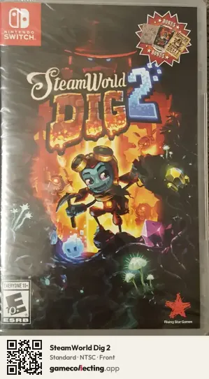 SteamWorld Dig 2 Nintendo Switch, NTSC box front