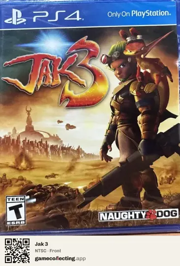 Jak 3 PlayStation 4, NTSC box front