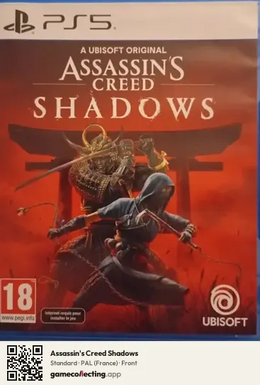 Assassin's Creed Shadows PlayStation 5, France box front