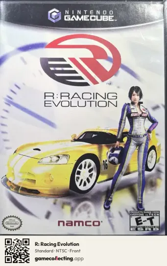R: Racing Evolution Nintendo GameCube, NTSC box front