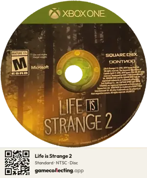 Life is Strange 2 Xbox One, NTSC disc
