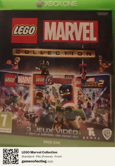 LEGO Marvel Collection Xbox One, France box front