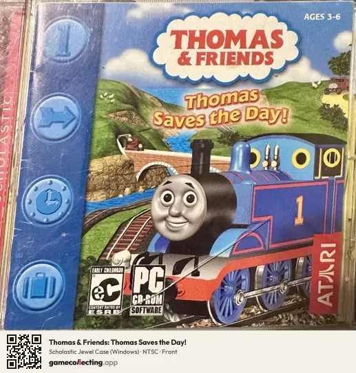 Thomas & Friends: Thomas Saves the Day! Computer, NTSC box front