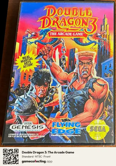 Double Dragon 3: The Arcade Game Sega Mega Drive / Genesis, NTSC box front