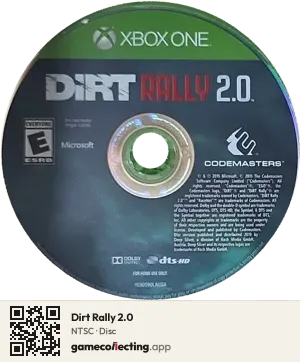 Dirt Rally 2.0 Xbox One, NTSC disc