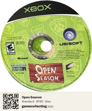 Open Season Xbox, NTSC disc
