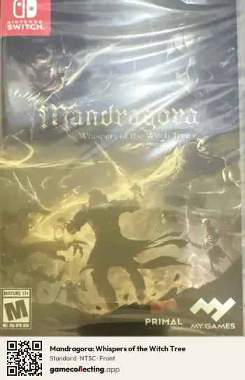 Mandragora: Whispers of the Witch Tree Nintendo Switch, NTSC box front