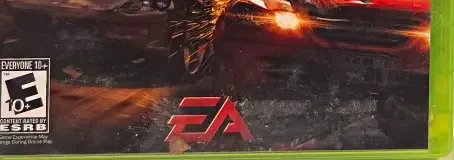 Burnout Revenge, the ESRB box on its front