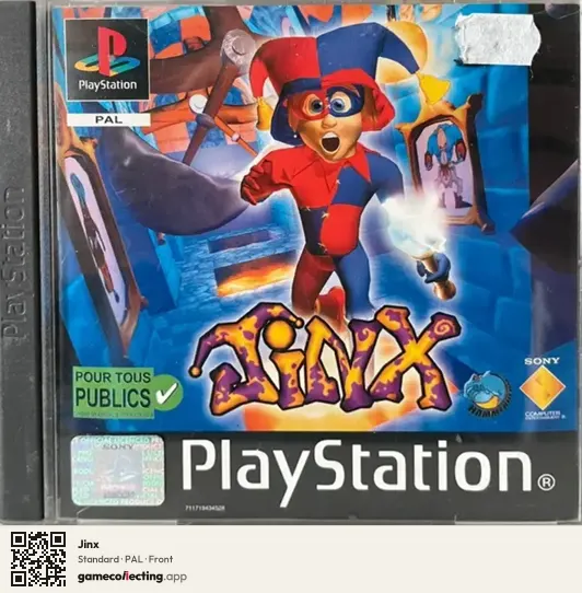 Jinx PlayStation, PAL box front