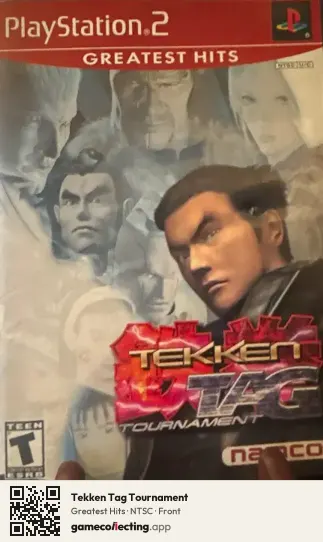 Tekken Tag Tournament PlayStation 2, NTSC box front