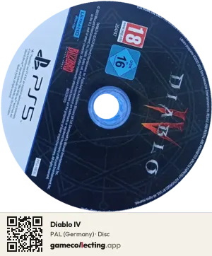 Diablo IV PlayStation 5, PAL disc