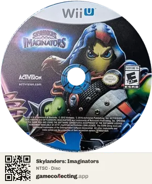 Skylanders: Imaginators Nintendo Wii U, NTSC disc