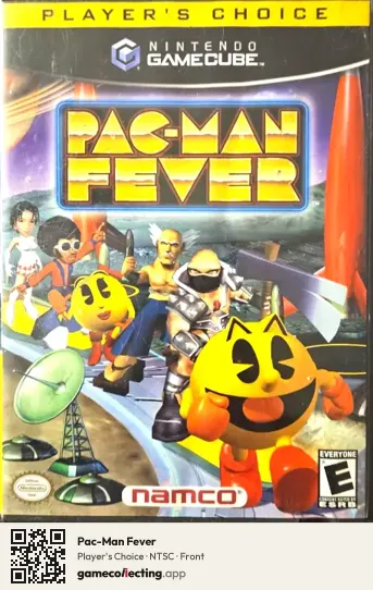 Pac-Man Fever Nintendo GameCube, NTSC box front
