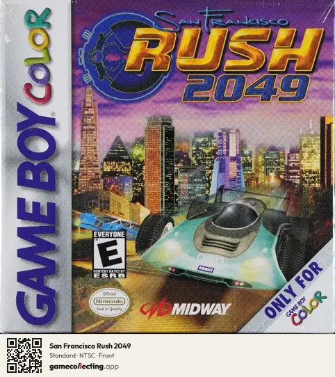 San Francisco Rush 2049 Game Boy Color, NTSC box front