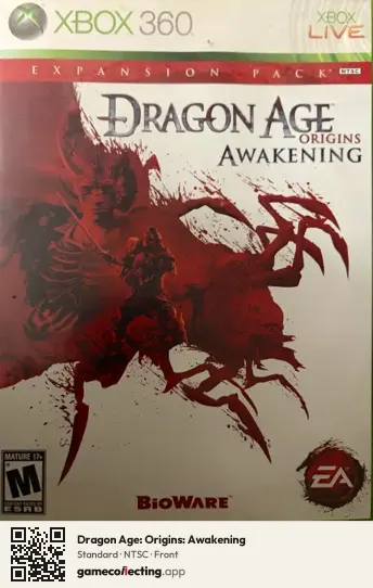 Dragon Age: Origins: Awakening Xbox 360, NTSC box front