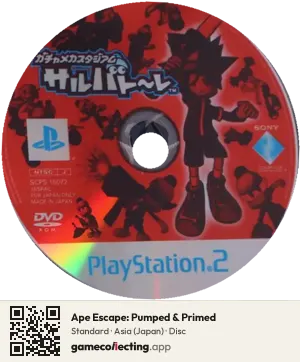 Ape Escape: Pumped & Primed PlayStation 2, Asia disc