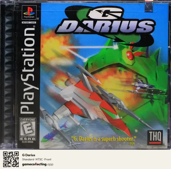 G Darius PlayStation, NTSC box front