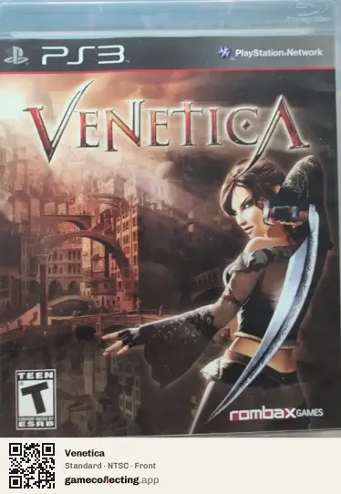 Venetica PlayStation 3, NTSC box front