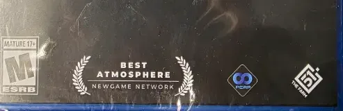 Chernobylite, the ESRB box on its front