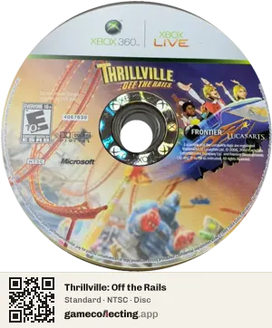 Thrillville: Off the Rails Xbox 360, NTSC disc