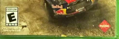Sébastien Loeb Rally Evo, the ESRB box on its front
