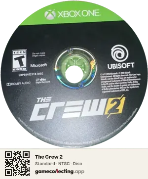 The Crew 2 Xbox One, NTSC disc