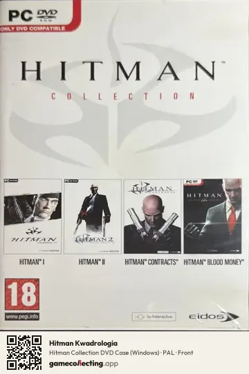 Hitman Kwadrologia Computer, PAL box front