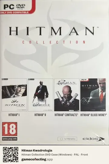 Hitman Kwadrologia Computer, PAL box front