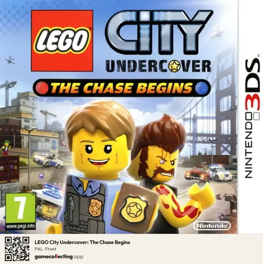 LEGO City Undercover: The Chase Begins Nintendo 3DS, PAL box front