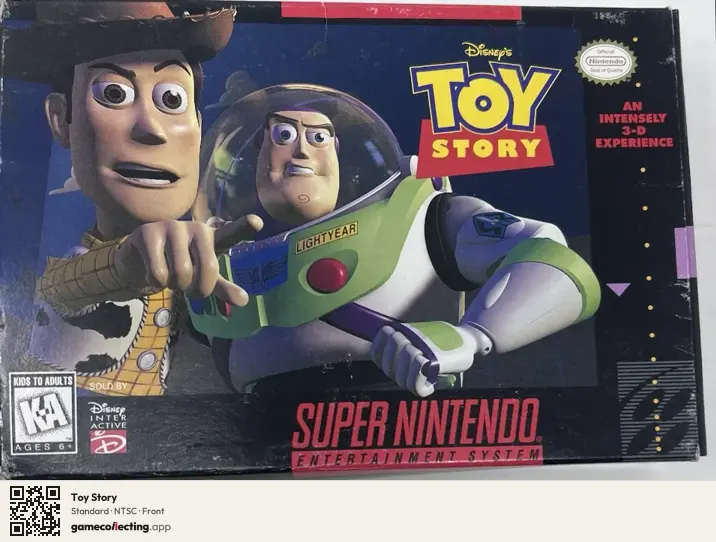 Toy Story Super Nintendo Entertainment System, NTSC box front