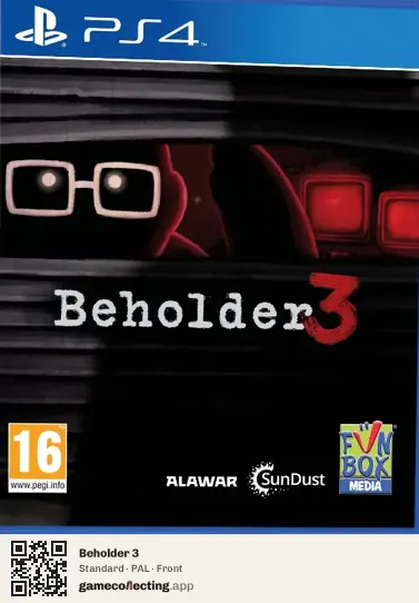 Beholder 3 PlayStation 4, PAL box front