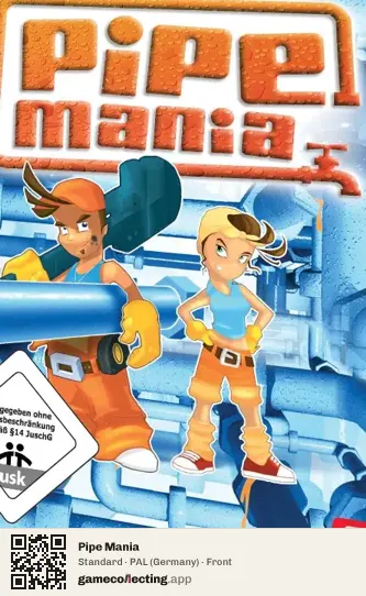 Pipe Mania PlayStation 2, Germany box front