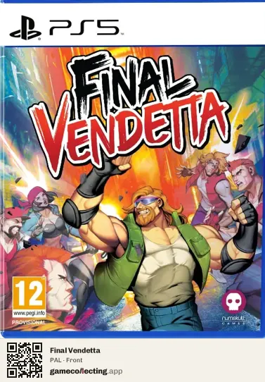 Final Vendetta PlayStation 5, PAL box front