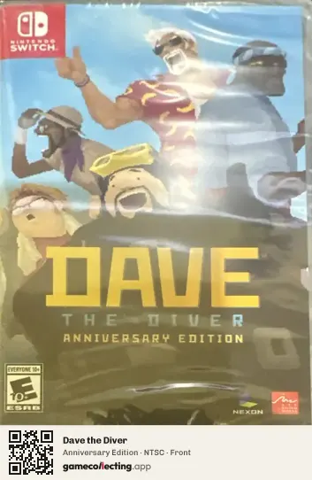 Dave the Diver Nintendo Switch, NTSC box front