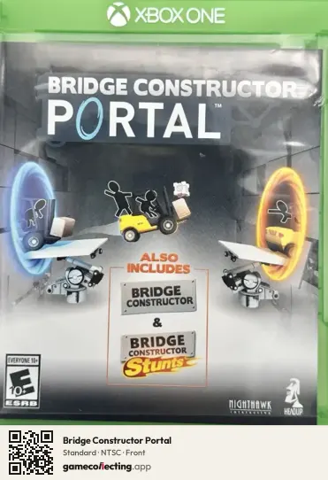 Bridge Constructor Portal Xbox One, NTSC box front