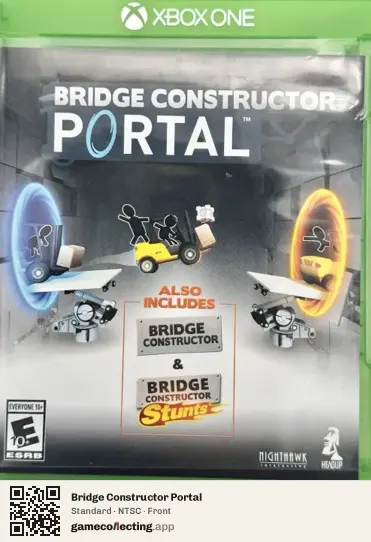 Bridge Constructor Portal Xbox One, NTSC box front